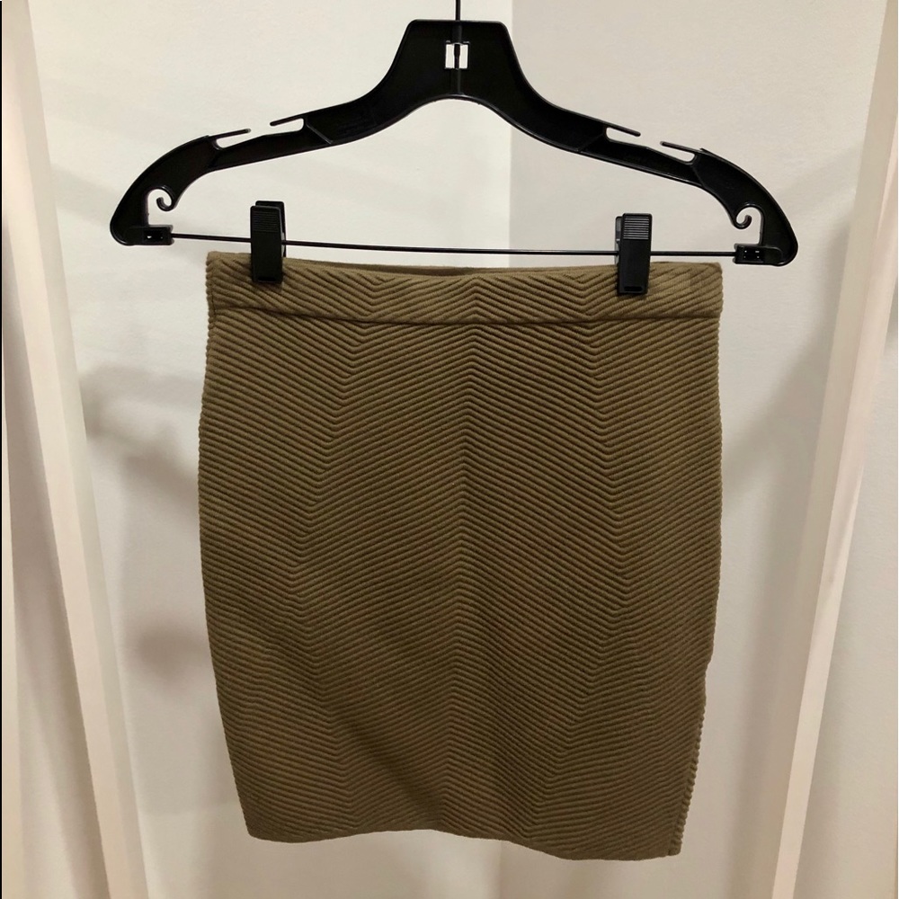 Rebecca Minkoff skirt (Olive Green)